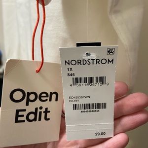 Open Edit Cream Thong Bodysuit